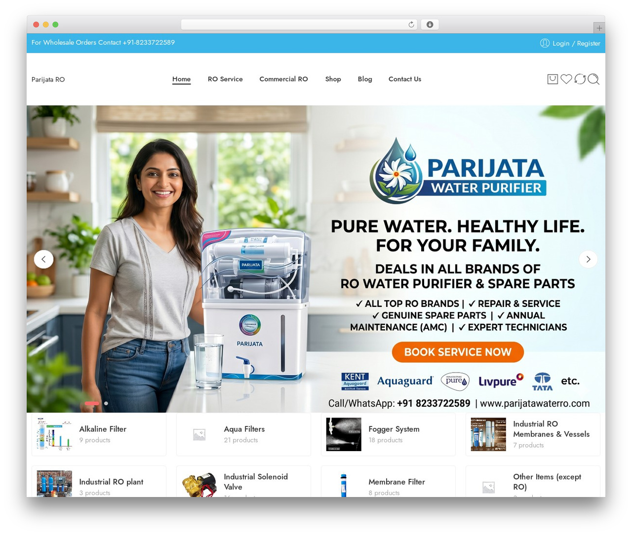 Elessi Theme Child WordPress store theme - parijatawaterro.com