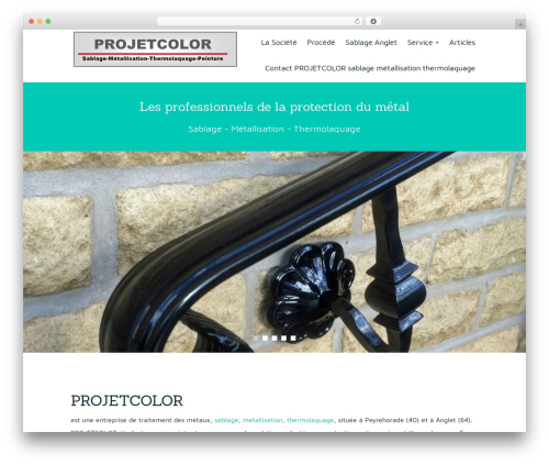 Etendard WordPress theme - projetcolor640.fr