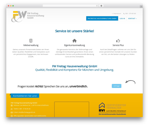 freitag WordPress theme - fw-freitag-gmbh.de