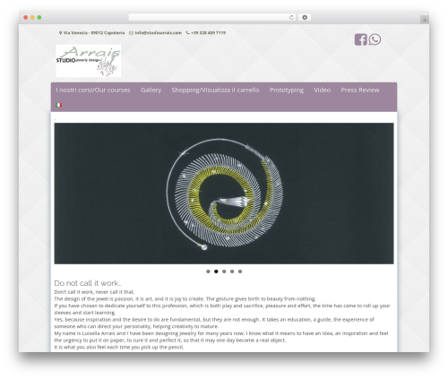 Great Freemium WordPress theme - studioarrais.com