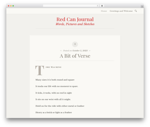 Libretto theme WordPress - redcanjournal.com
