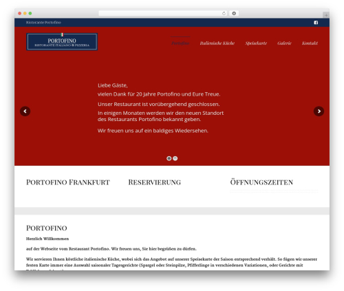 Nosh theme WordPress - portofino-frankfurt.de