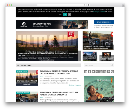 Point top WordPress theme - proav.it
