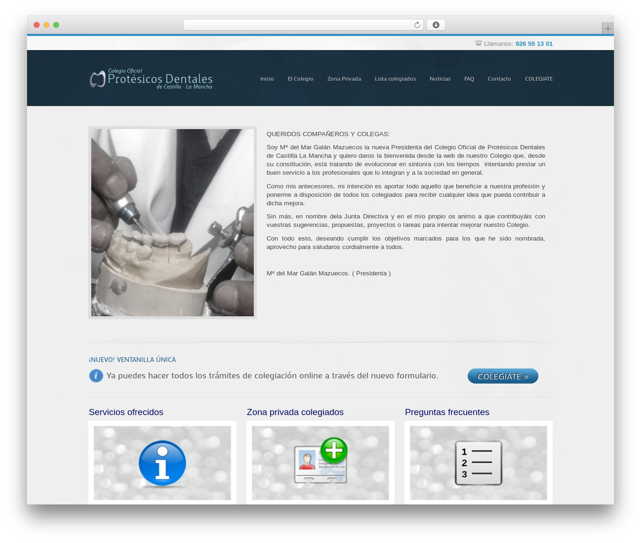 Progressio WordPress theme - protesicosdentales.es