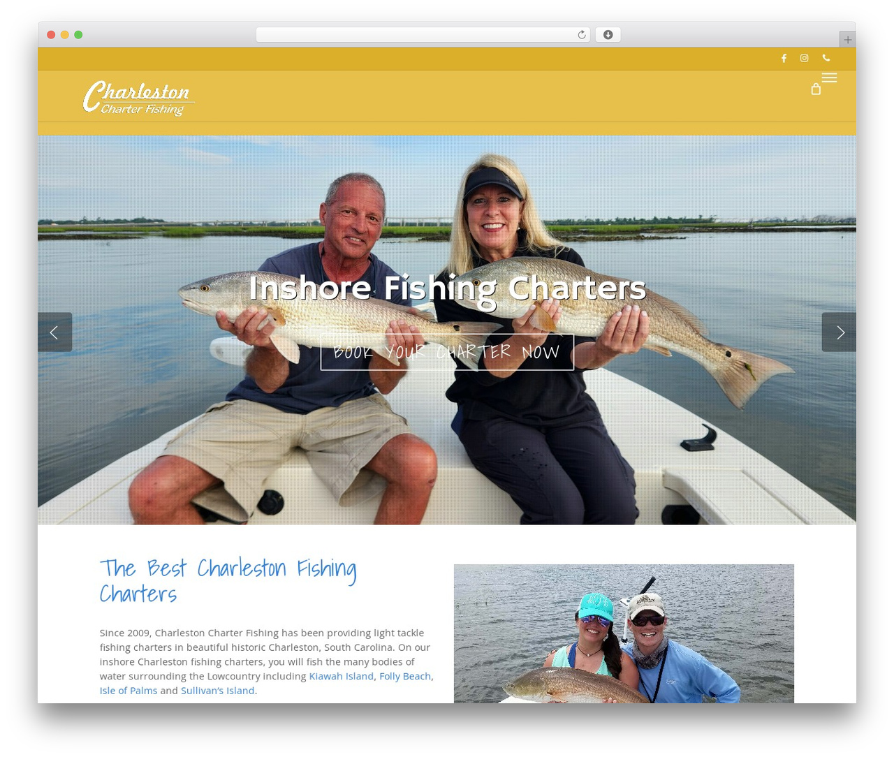 Salient WordPress theme - charlestoncharterfishing.org Salient WordPress theme - charlestoncharterfishing.org