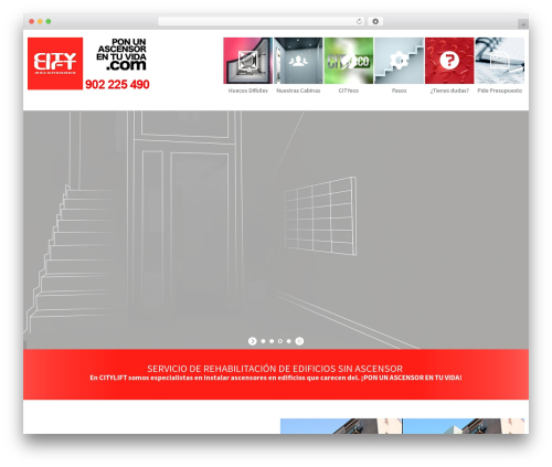 Second touch WordPress theme - ponunascensorentuvida.com