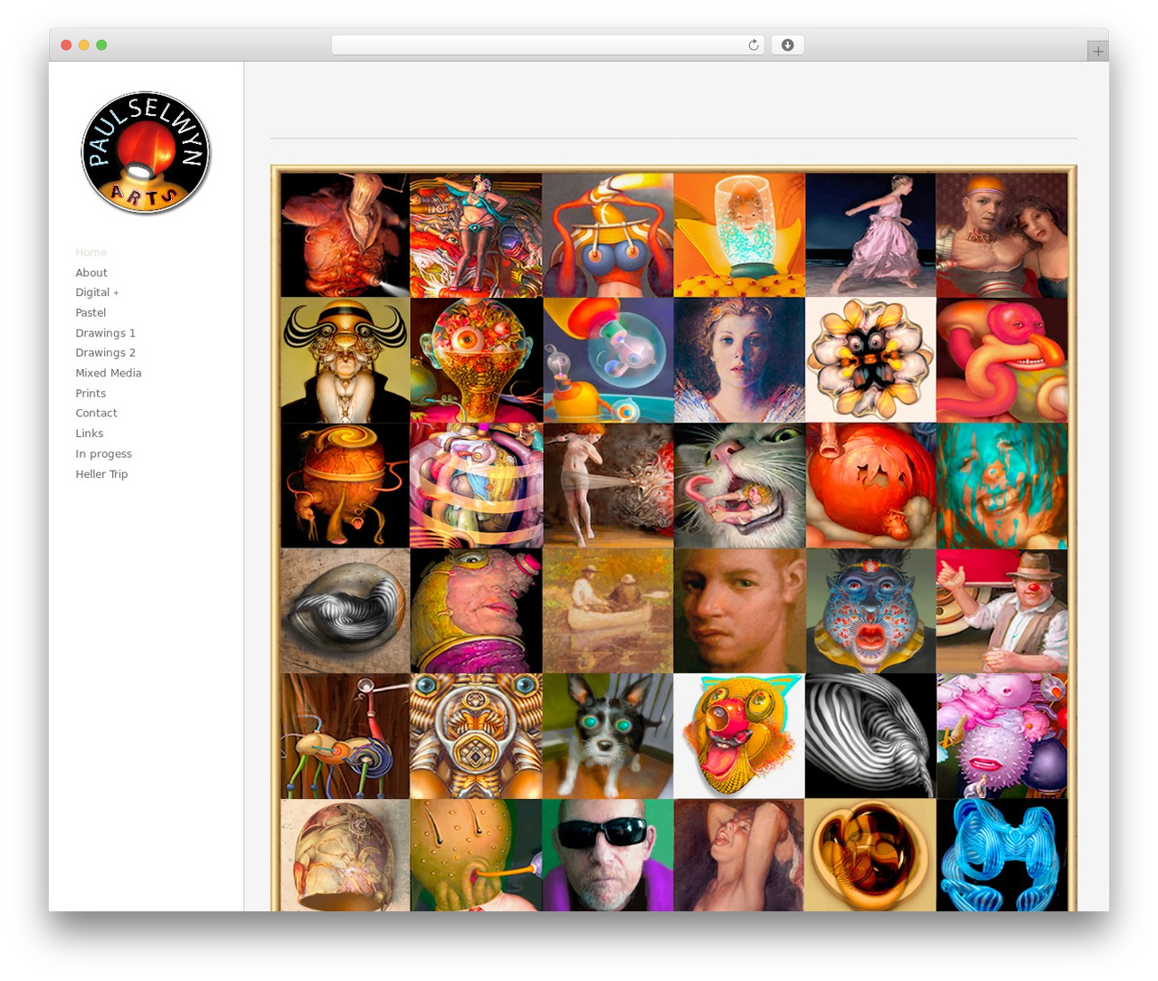 Skylab WordPress theme - paulselwynarts.com Skylab WordPress theme - paulselwynarts.com