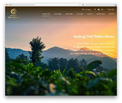 teashop top WordPress theme - doidepteaworld.com