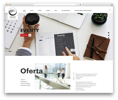 Theme WordPress Pegaz - pegazgroup.pl