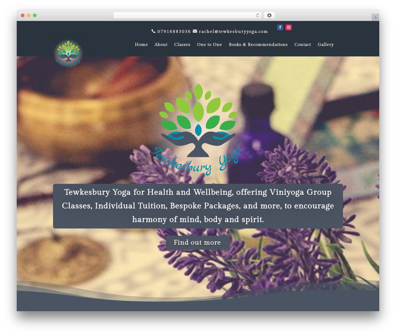 Theme WordPress Divi - tewkesburyyoga.com