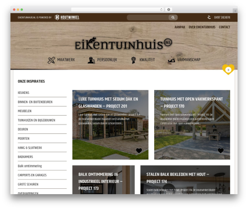 Theme WordPress Eikentuinhuis - eikentuinhuis.nl