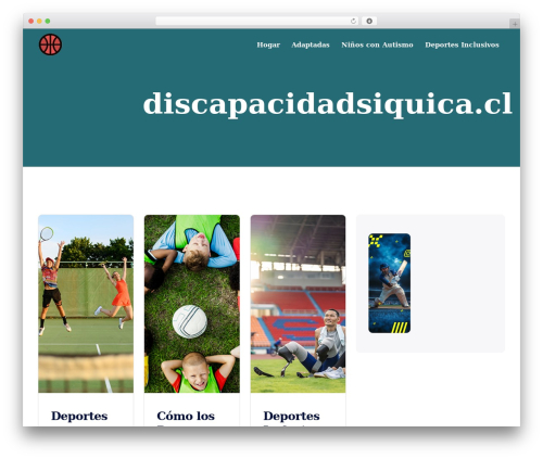 Theme WordPress Techza - discapacidadsiquica.cl