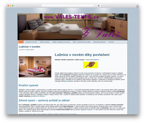 Theme WordPress untitled2 - povleceni-vales.cz