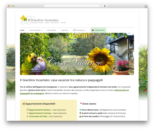 Tiny Framework WordPress theme - ilgiardinoincantato.it