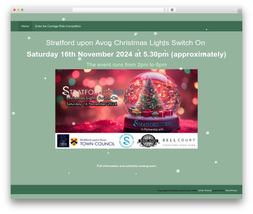 Wp snow effect pro WordPress plugin - christmasuponavon.com