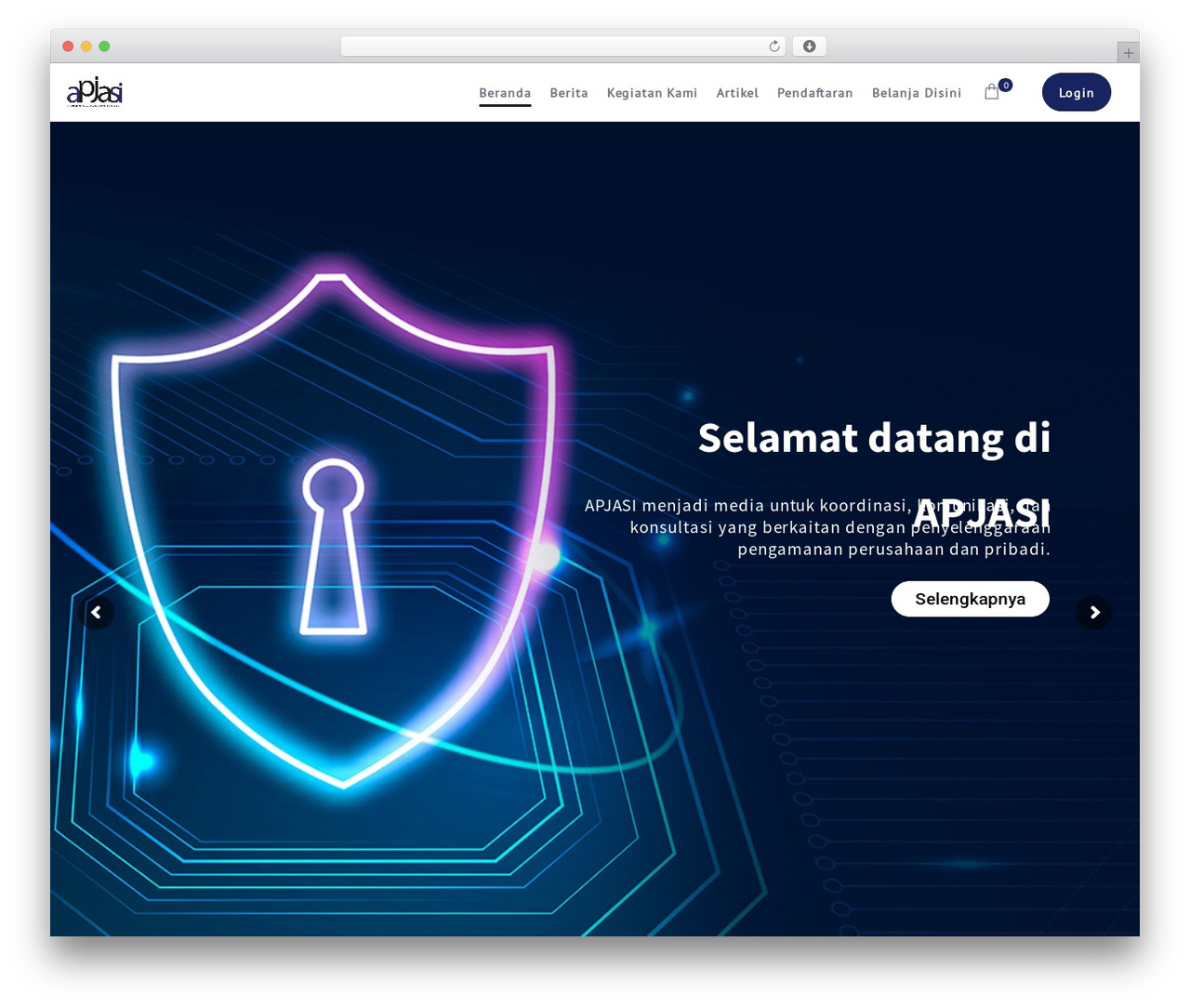 WordPress theme Essentials - apjasi.or.id