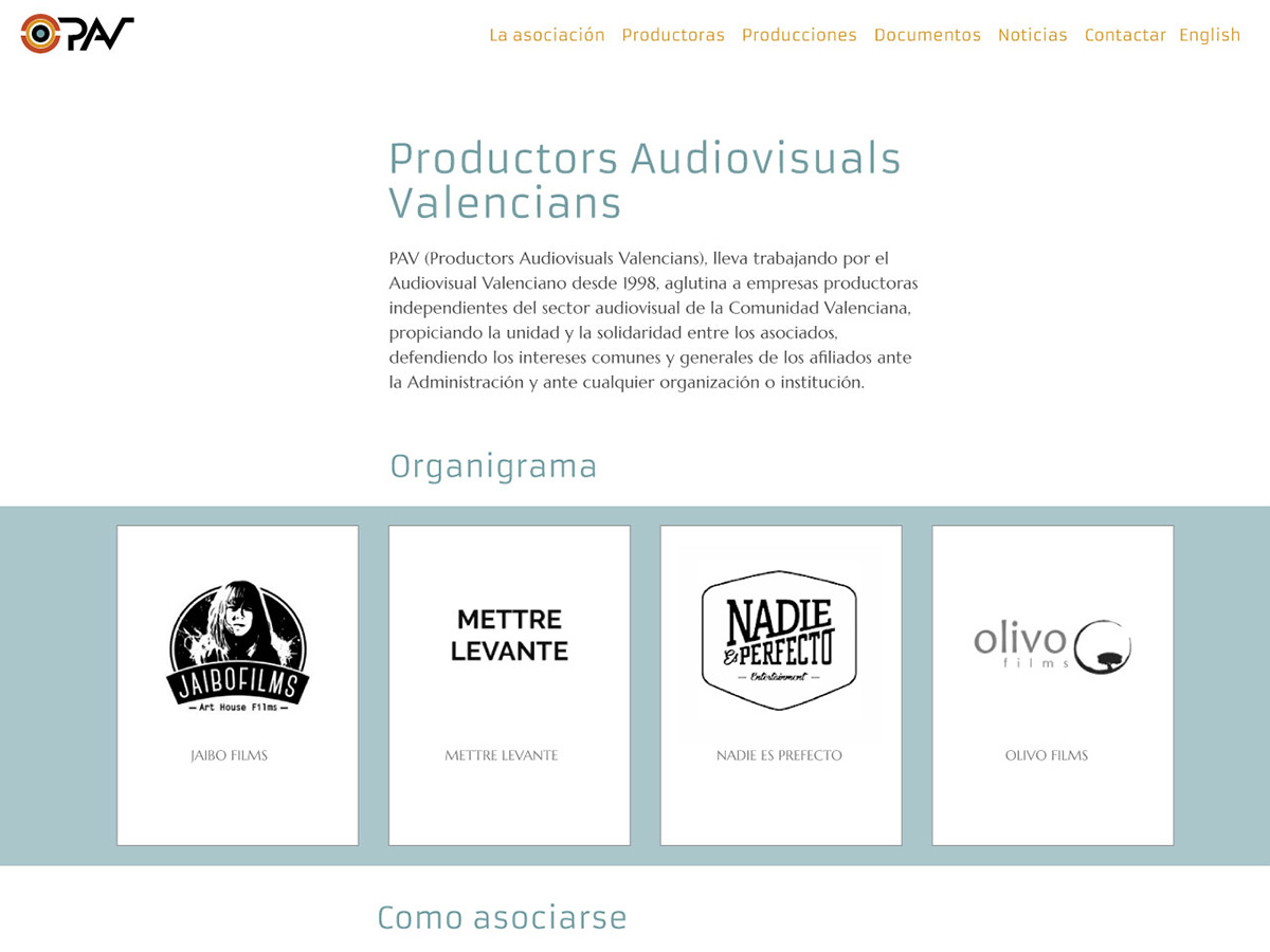 WordPress theme pav by Zel agence de communication
