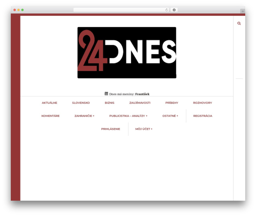WordPress theme Hive - 24dnes.sk