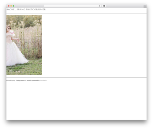 WordPress theme Matte - rachelspring.com