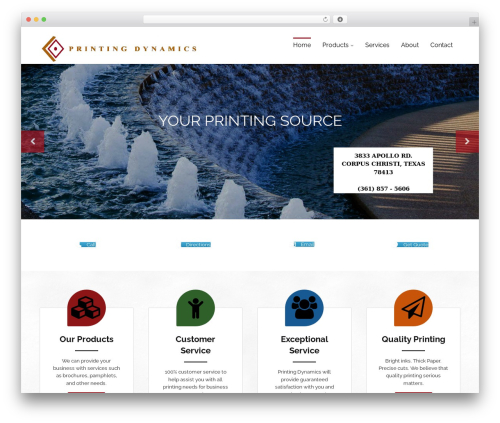 WordPress theme Nayma - printingdynamics.org