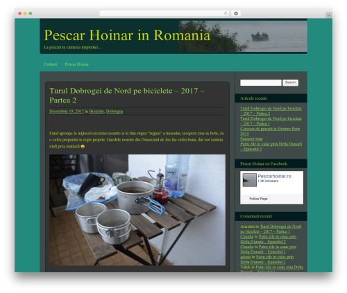 WordPress theme x2 - pescarhoinar.ro/blog WordPress theme x2 - pescarhoinar.ro/blog