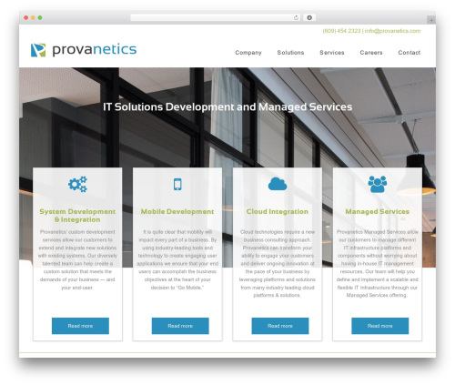 WP theme Provanetics - provanetics.com