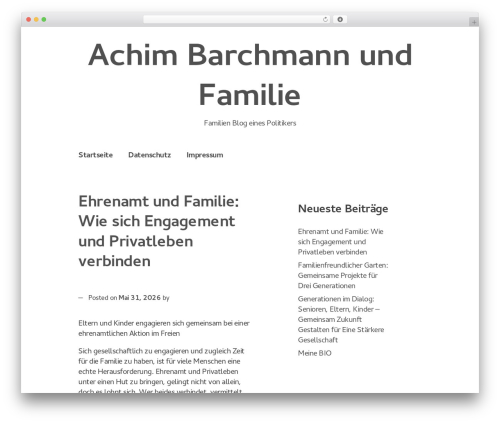 XSimply free WordPress theme - achim-barchmann.de