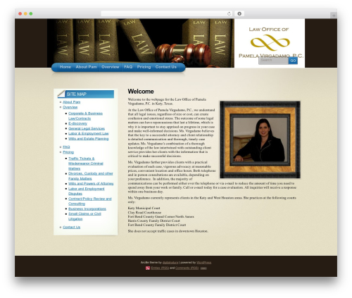 Arclite theme WordPress - plvlegal.com