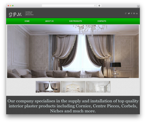 cherry premium WordPress theme - plastermoulding.co.uk