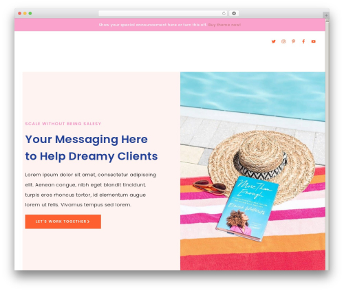 ChicBloom WordPress theme - littlewitandwhimsy.com