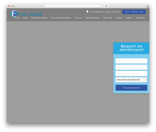 DoctorGenius Framework WordPress theme - eicondental.com