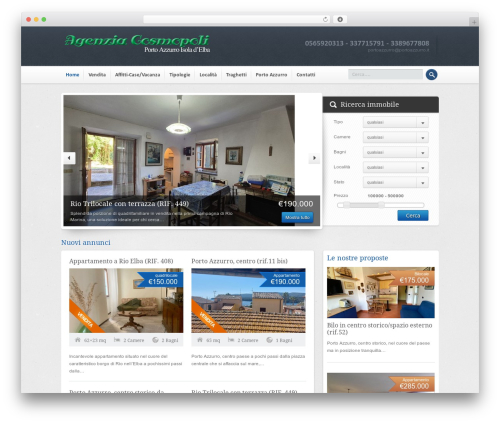 Locality WordPress theme - portoazzurro.it