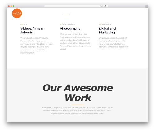 Theme WordPress Alecta - patronproduction.com