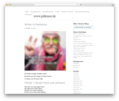 Theme WordPress Blass - pitknorr.de
