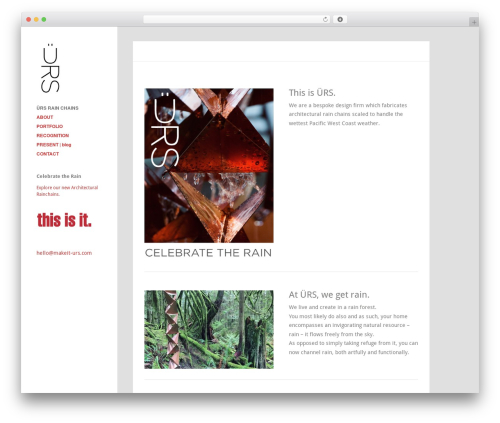Theme WordPress Ink - thisisit.ca