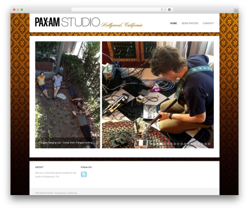 WordPress theme Uber - paxamstudio.com