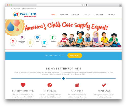 WordPress theme Aperio - purefuninc.com