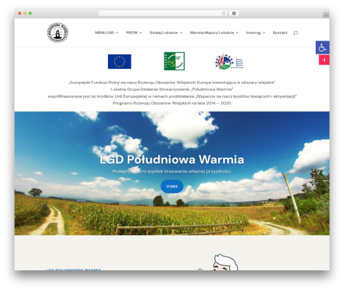 WordPress theme Divi - poludniowawarmia.pl