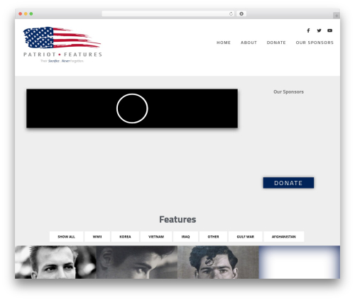 WordPress theme Light - patriotfeatures.org