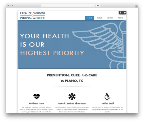 WordPress theme Thu - premierinternalmedicineplano.com