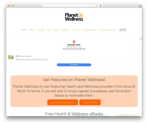 Themify Popup (themify-popup) free WordPress plugin - planetwellness.com