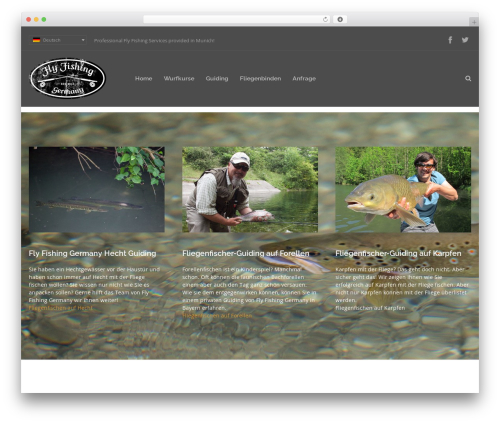 Beep theme WordPress - flyfishinggermany.com