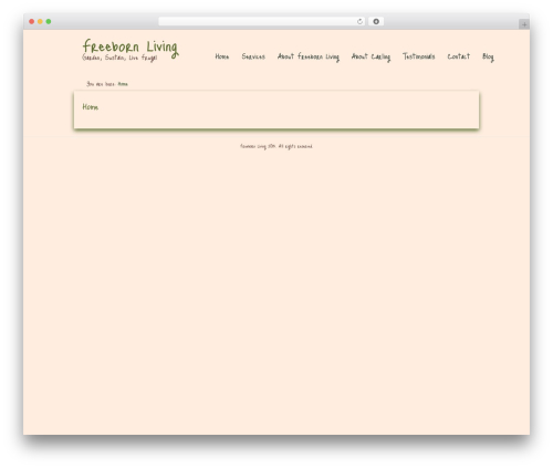 Catalyst landscaping WordPress theme - freebornliving.com