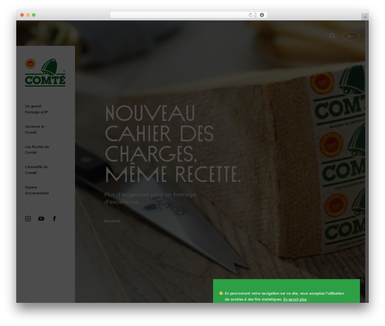 Comte WordPress page theme - comte.com