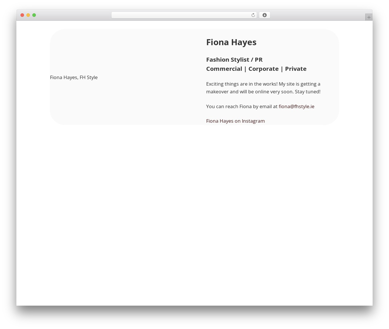 FH Style WordPress ecommerce theme - fhstyle.ie