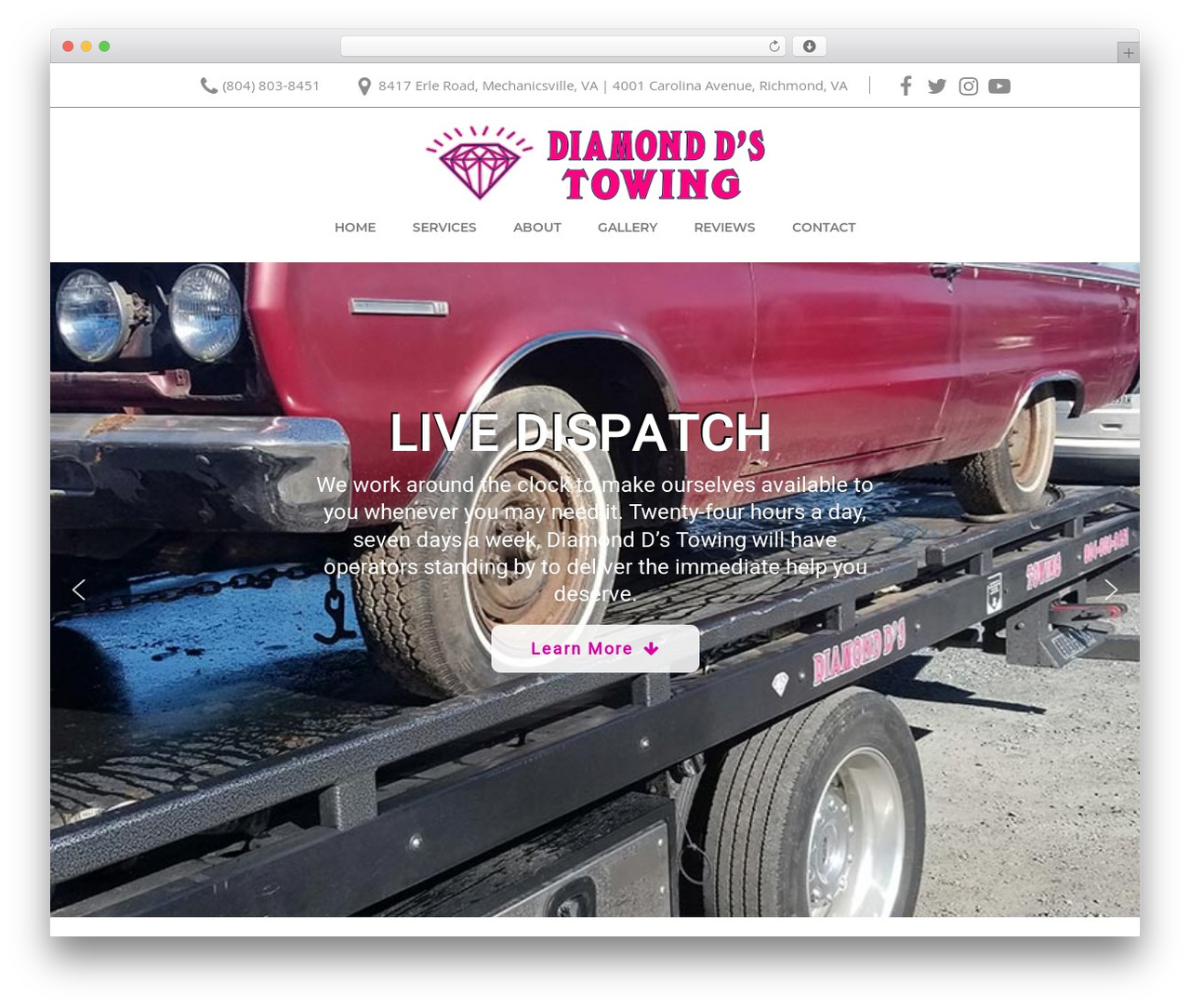 GeneratePress WordPress theme - diamonddtowing.com
