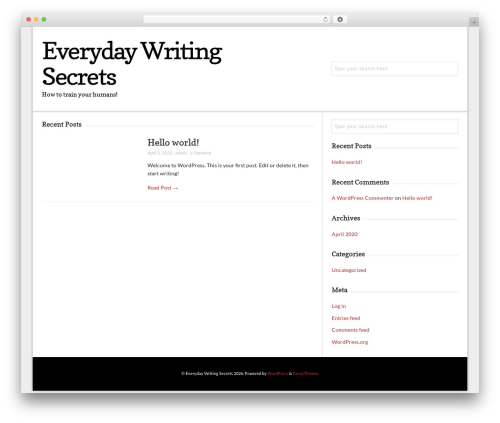 Lightly WordPress theme - everydaywritingsecrets.com Lightly WordPress theme - everydaywritingsecrets.com