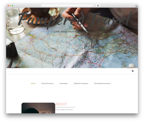 New Blog WordPress theme design - pamperedtravel.com New Blog WordPress theme design - pamperedtravel.com