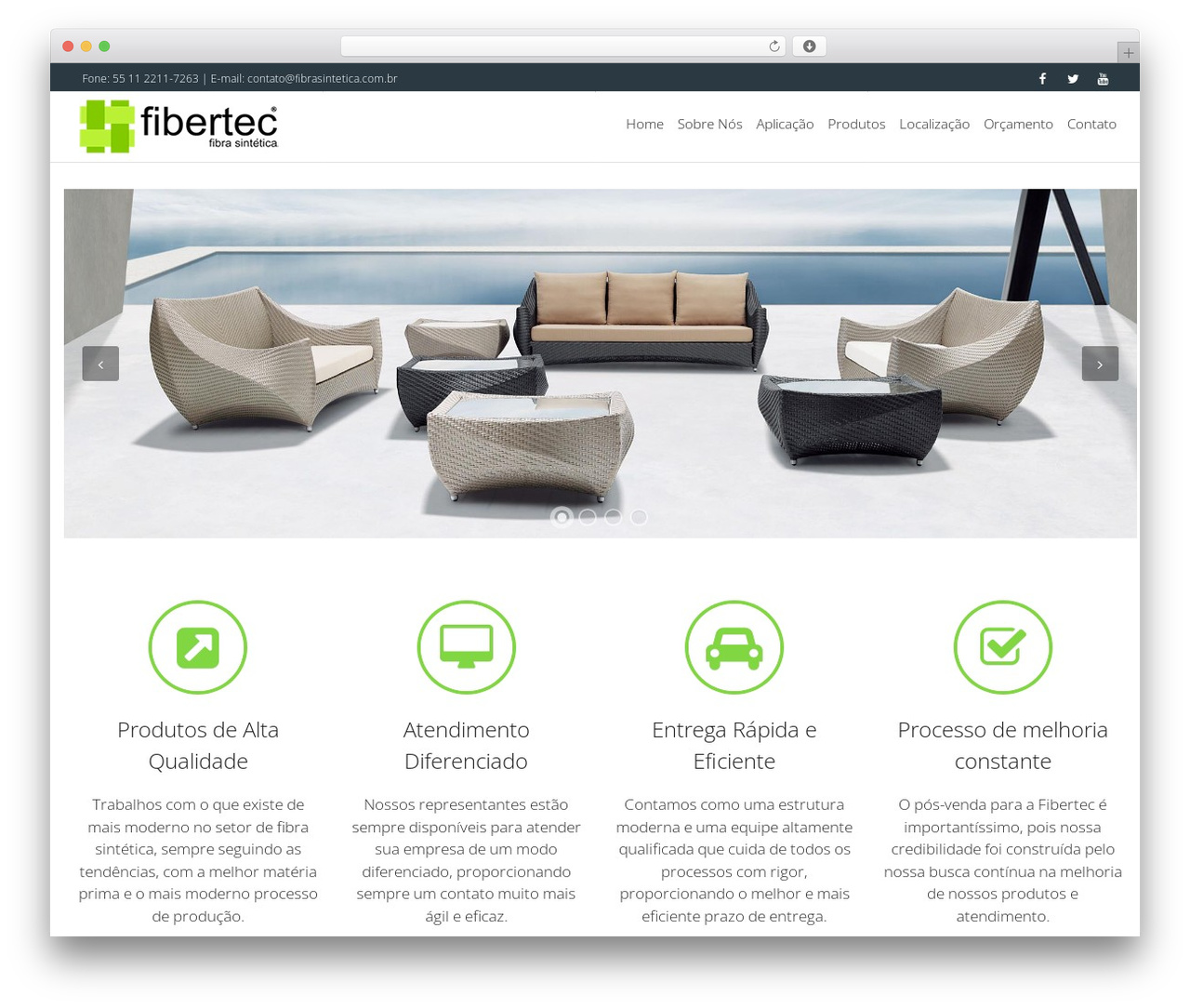 Quest best free WordPress theme - fibrasintetica.com.br