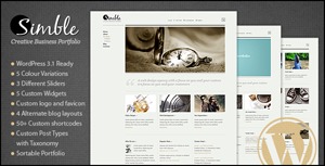 Simble WordPress theme by MixerTheme